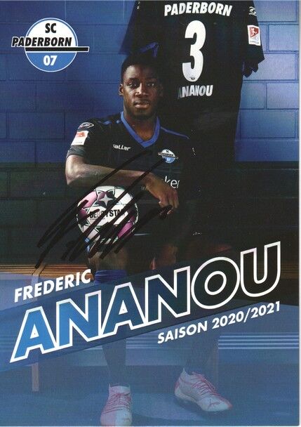 Autogramm Fussball | SC Paderborn 07 | 2020 | Frederic ANANOU