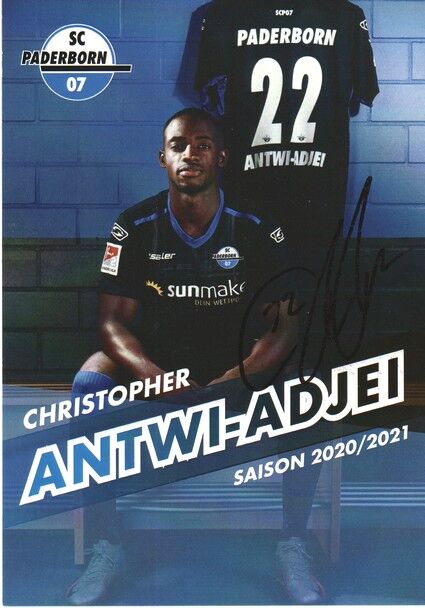 Autogramm Fussball | SC Paderborn 07 | 2020 | Christopher ANTWI-ADJEI