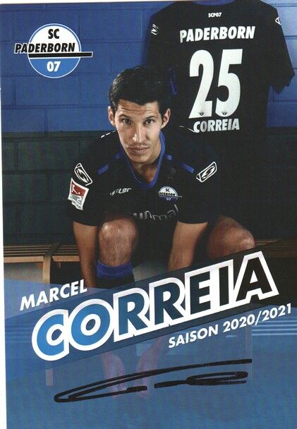 Autogramm Fussball | SC Paderborn 07 | 2020 | Marcel CORREIA