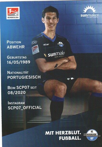 Autogramm Fussball | SC Paderborn 07 | 2020 | Marcel CORREIA