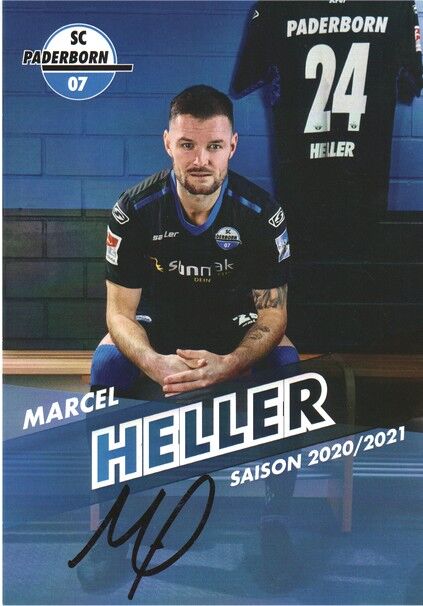 Autogramm Fussball | SC Paderborn 07 | 2020 | Marcel HELLER