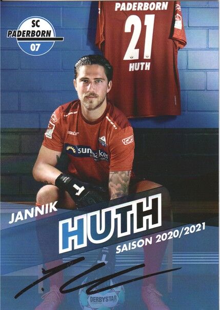 Autogramm Fussball | SC Paderborn 07 | 2020 | Jannik HUTH