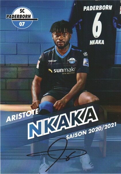 Autogramm Fussball | SC Paderborn 07 | 2020 | Aristote NKAKA