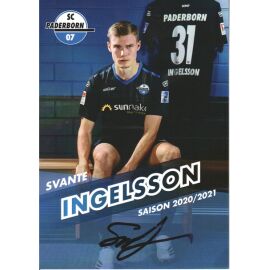 Autogramm Fussball | SC Paderborn 07 | 2020 | Svante INGELSSON