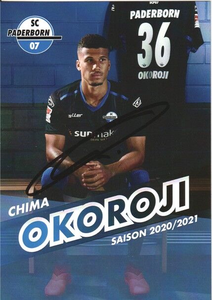 Autogramm Fussball | SC Paderborn 07 | 2020 | Chima OKOROJI