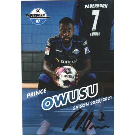 Autogramm Fussball | SC Paderborn 07 | 2020 | Prince OWUSU
