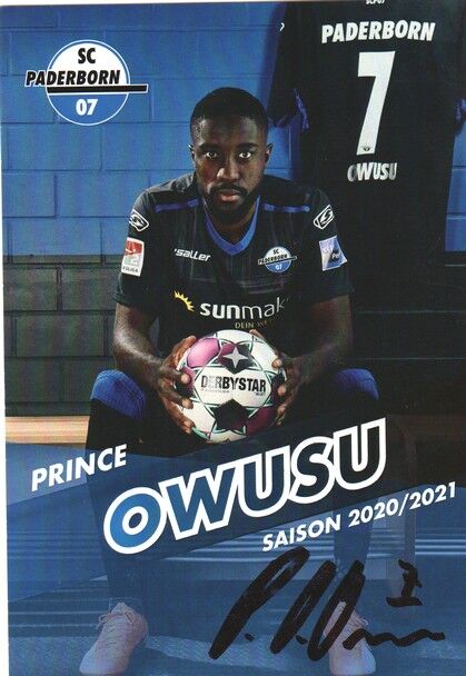 Autogramm Fussball | SC Paderborn 07 | 2020 | Prince OWUSU