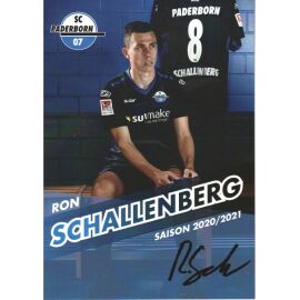 Autogramm Fussball | SC Paderborn 07 | 2020 | Ron SCHALLENBERG