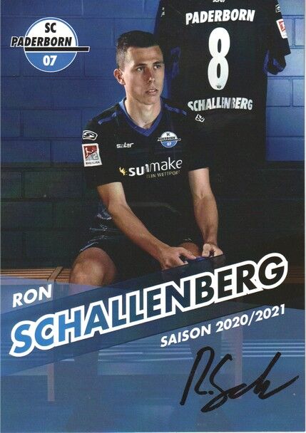 Autogramm Fussball | SC Paderborn 07 | 2020 | Ron SCHALLENBERG