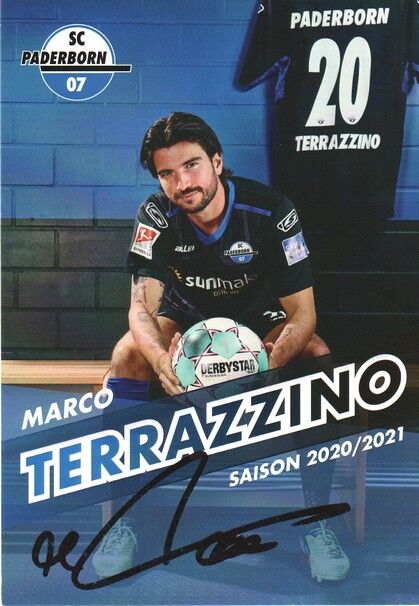 Autogramm Fussball | SC Paderborn 07 | 2020 | Marco TERRAZZINO