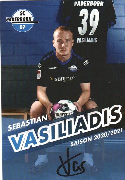 Autogramm Fussball | SC Paderborn 07 | 2020 | Sebastian VASILIADIS