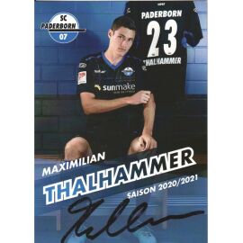 Autogramm Fussball | SC Paderborn 07 | 2020 | Maximilian THALHAMMER