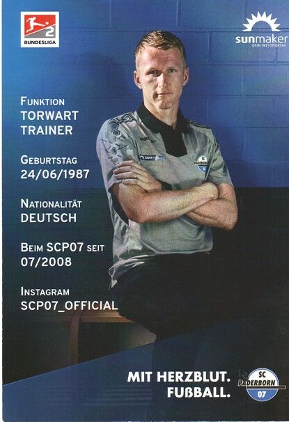 Autogramm Fussball | SC Paderborn 07 | 2020 | Nico BURCHERT