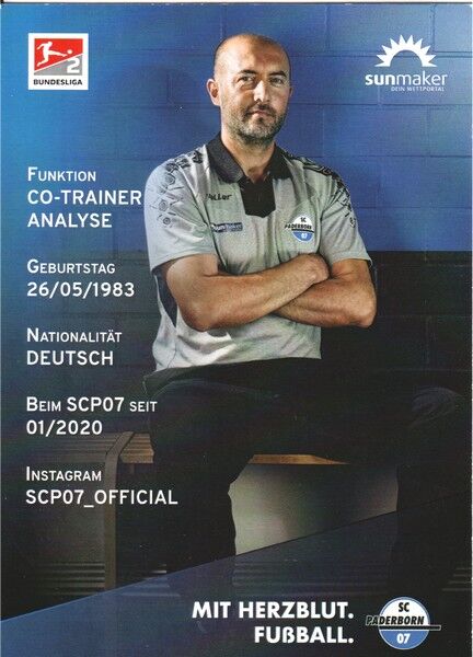 Autogramm Fussball | SC Paderborn 07 | 2020 | Maniyel NERGIZ