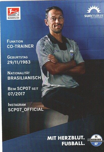 Autogramm Fussball | SC Paderborn 07 | 2020 | Danilo DE SOUZA