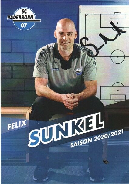 Autogramm Fussball | SC Paderborn 07 | 2020 | Felix SUNKEL