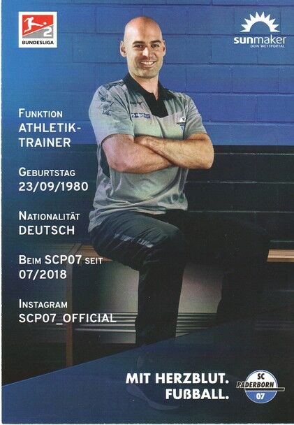 Autogramm Fussball | SC Paderborn 07 | 2020 | Felix SUNKEL
