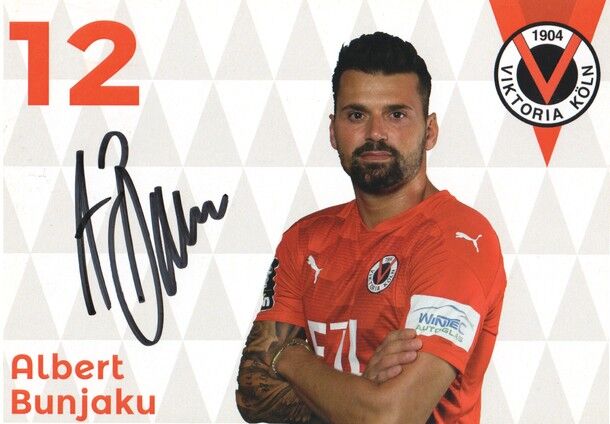 Autogramm Fussball | Viktoria Köln | 2020 | Albert BUNJAKU