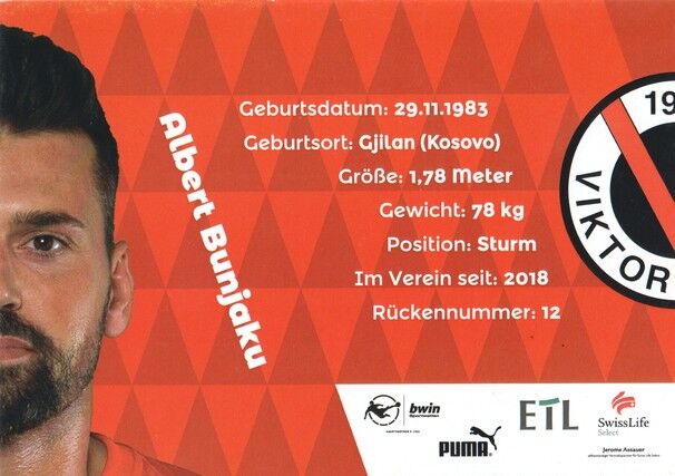 Autogramm Fussball | Viktoria Köln | 2020 | Albert BUNJAKU