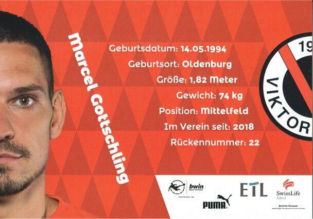 Autogramm Fussball | Viktoria Köln | 2020 | Marcel GOTTSCHLING
