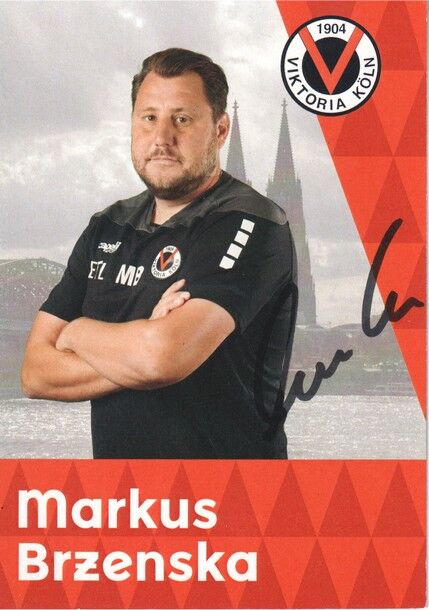 Autogramm Fussball | Viktoria Köln | 2022 | Markus BRZENSKA