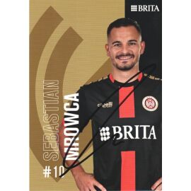 Autogramm Fussball | SV Wehen Wiesbaden | 2022 | Sebastian MROWCA