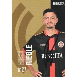 Autogramm Fussball | SV Wehen Wiesbaden | 2022 | Nico RIEBLE