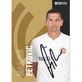 Autogramm Fussball | SV Wehen Wiesbaden | 2022 | Marjan PETKOVIC