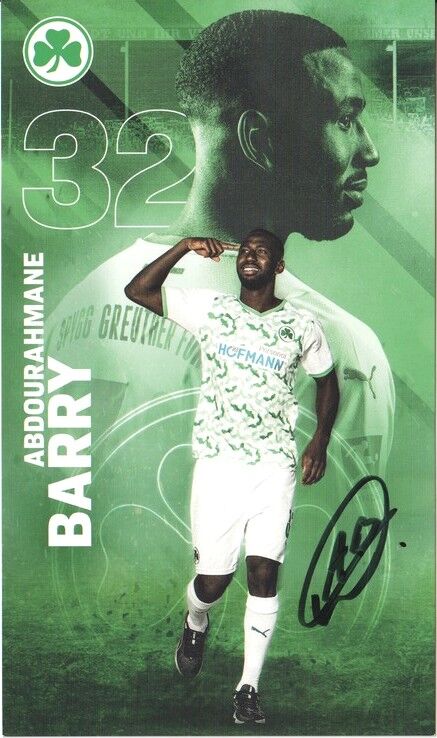 Autogramm Fussball | SpVgg Greuther Fürth | 2021 | Abdourahmane BARRY