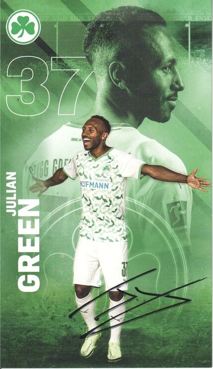 Autogramm Fussball | SpVgg Greuther Fürth | 2021 | Julian GREEN