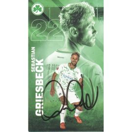 Autogramm Fussball | SpVgg Greuther Fürth | 2021 | Sebastian GRIESBECK