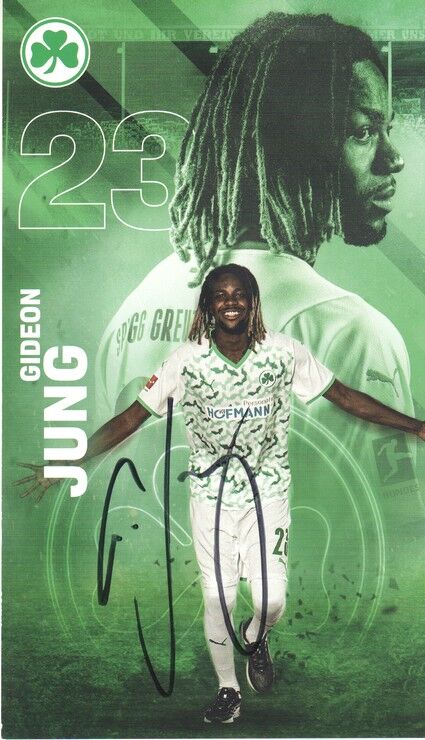 Autogramm Fussball | SpVgg Greuther Fürth | 2021 | Gideon JUNG