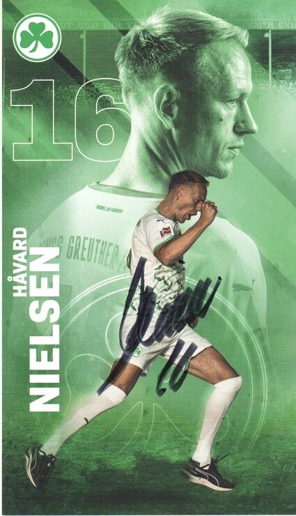 Autogramm Fussball | SpVgg Greuther Fürth | 2021 | Havard NIELSEN