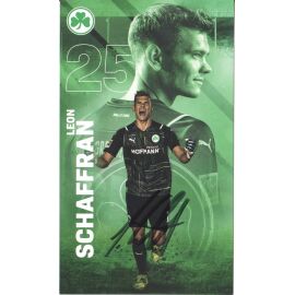 Autogramm Fussball | SpVgg Greuther Fürth | 2021 | Leon SCHAFFRAN
