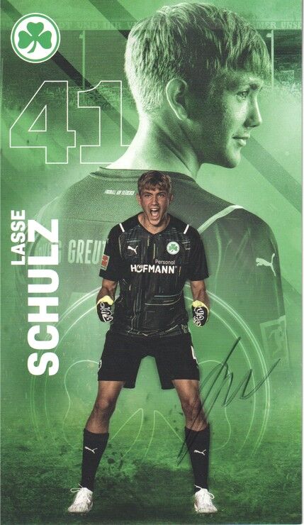 Autogramm Fussball | SpVgg Greuther Fürth | 2021 | Lasse SCHULZ