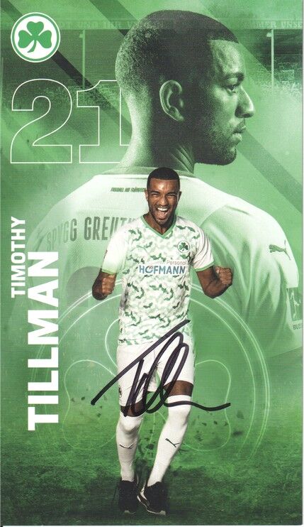 Autogramm Fussball | SpVgg Greuther Fürth | 2021 | Timothy TILLMAN