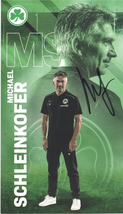 Autogramm Fussball | SpVgg Greuther Fürth | 2021 | Michael SCHLEINKOFER
