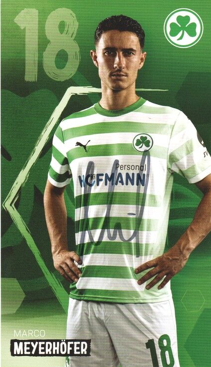 Autogramm Fussball | SpVgg Greuther Fürth | 2024 | Marco MEYERHÖFER