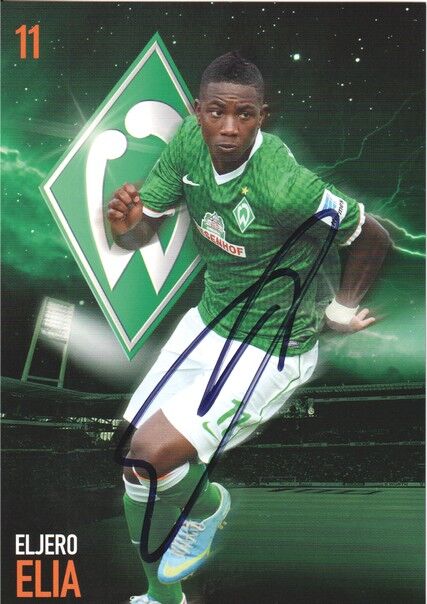 Autogramm Fussball | SV Werder Bremen | 2013 | Eljero ELIA