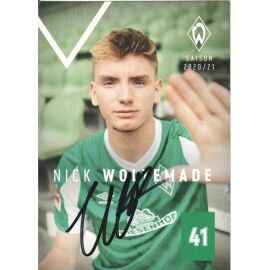 Autogramm Fussball | SV Werder Bremen | 2020 | Nick WOLTEMADE