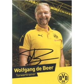 Autogramm Fussball | Borussia Dortmund | 2016 | Wolfgang DE BEER