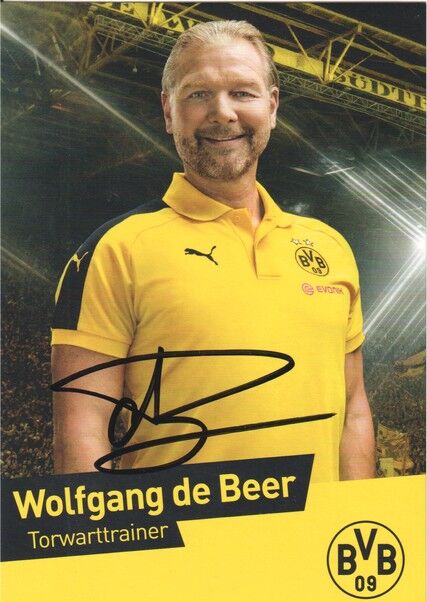 Autogramm Fussball | Borussia Dortmund | 2016 | Wolfgang DE BEER