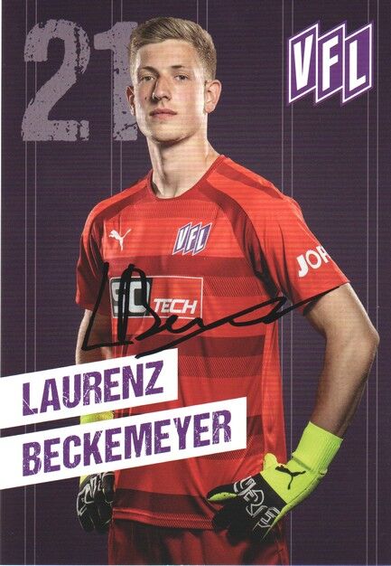 Autogramm Fussball | VfL Osnabrück | 2021 | Laurenz BECKEMEYER