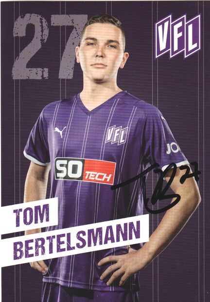 Autogramm Fussball | VfL Osnabrück | 2021 | Tom BERTELSMANN
