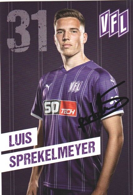 Autogramm Fussball | VfL Osnabrück | 2021 | Luis SPREKELMEYER
