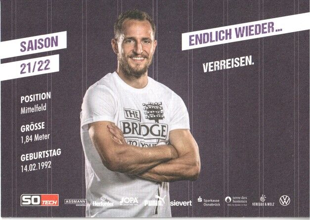 Autogramm Fussball | VfL Osnabrück | 2021 | Ulrich TAFFERTSHOFER