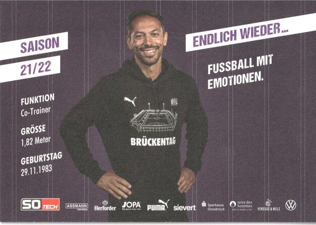 Autogramm Fussball | VfL Osnabrück | 2021 | Danilo DE SOUZA