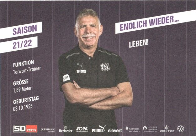 Autogramm Fussball | VfL Osnabrück | 2021 | Rolf MEYER