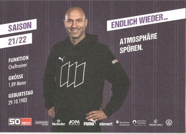 Autogramm Fussball | VfL Osnabrück | 2021 | Daniel SCHERNING