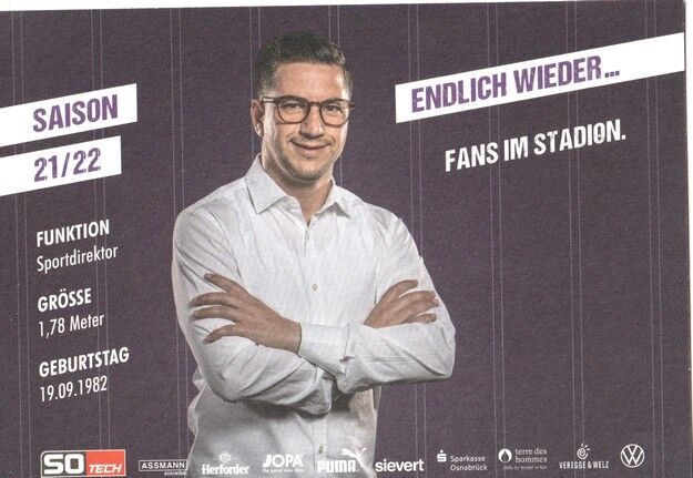 Autogramm Fussball | VfL Osnabrück | 2021 | Amir SHAPOURZADEH